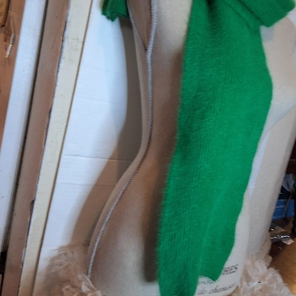 Nordstrom Green Angora Scarf